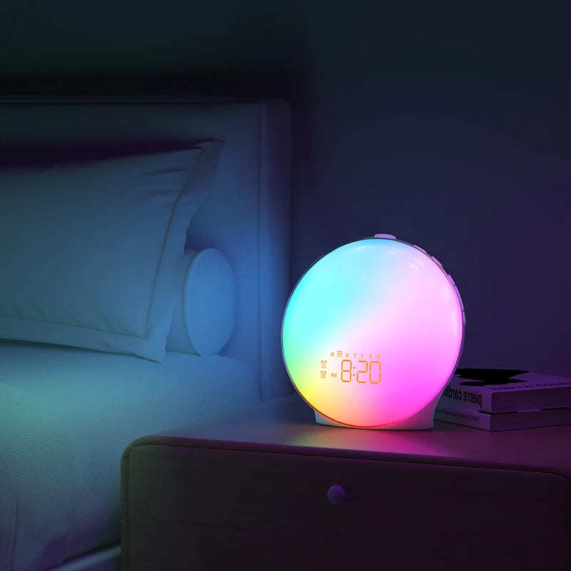 Self-Growth Sunrise Wake-Up Light Natural Alarm Clock
